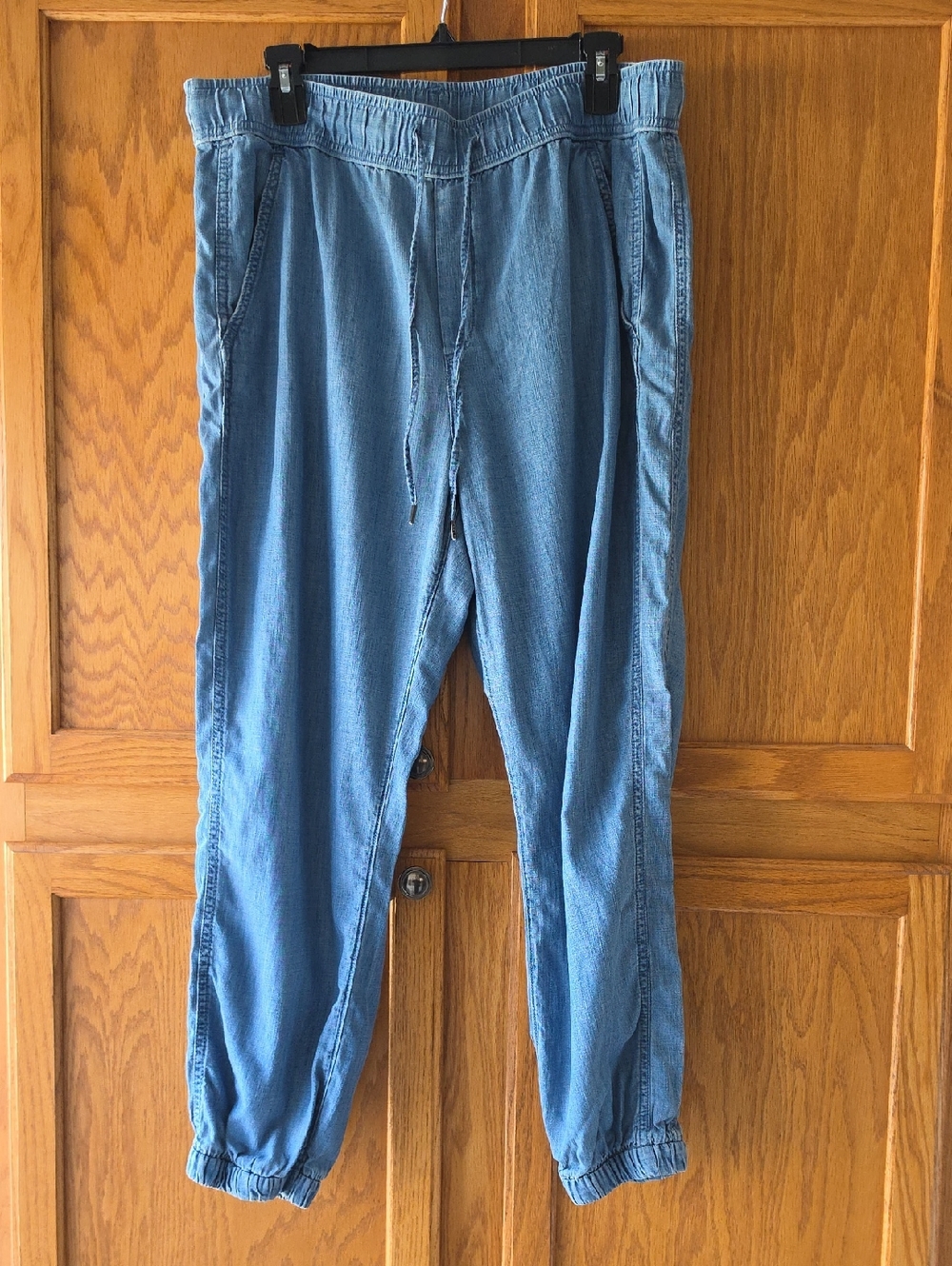 GAP Chambray Joggers Size L